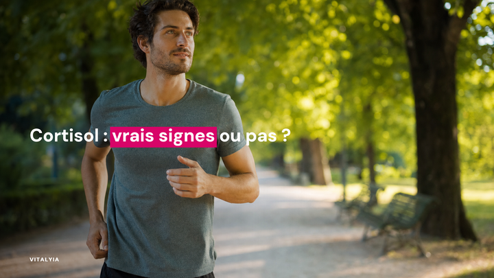 Homme courant dans un parc verdoyant par une journée ensoleillée